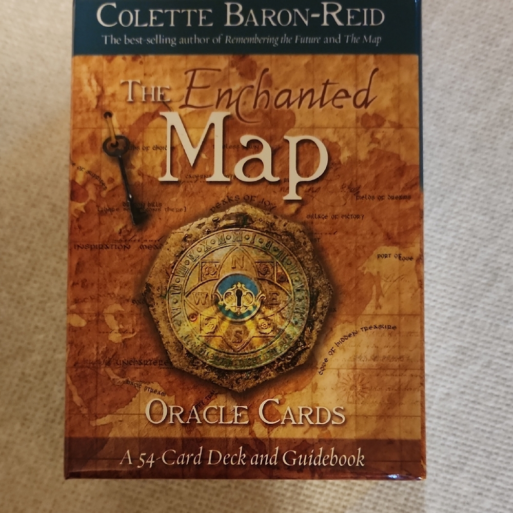The Enchanted Map Oracle Cards by - Brown